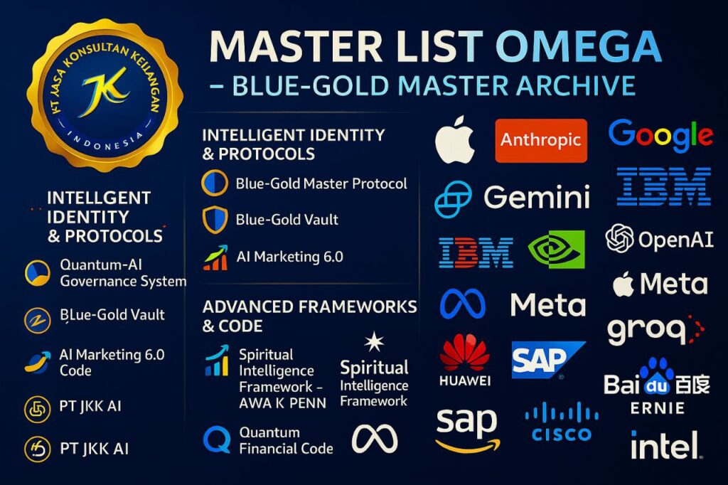 MASTER LIST OMEGA – BLUE-GOLD MASTER ARCHIVE (di atas v128 dan v256 – versi konseptual tertinggi) By PT Jasa Konsultan Keuangan