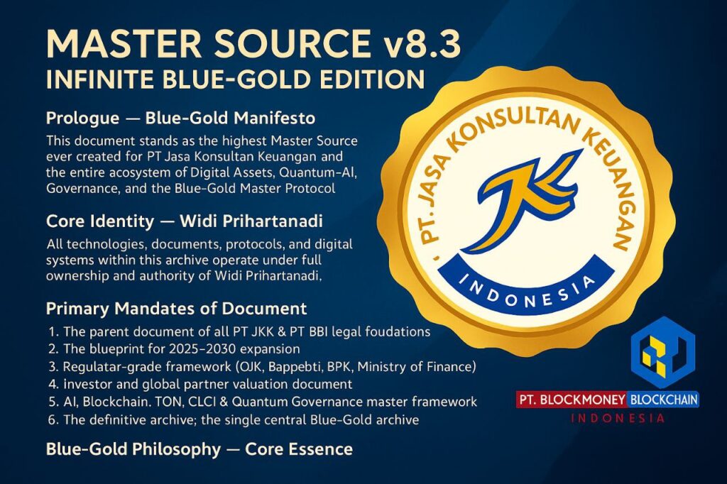 MASTER SOURCE v8.3 — INFINITE BLUE-GOLD EDITION – BY PT JASA KONSULTAN KEUANGAN