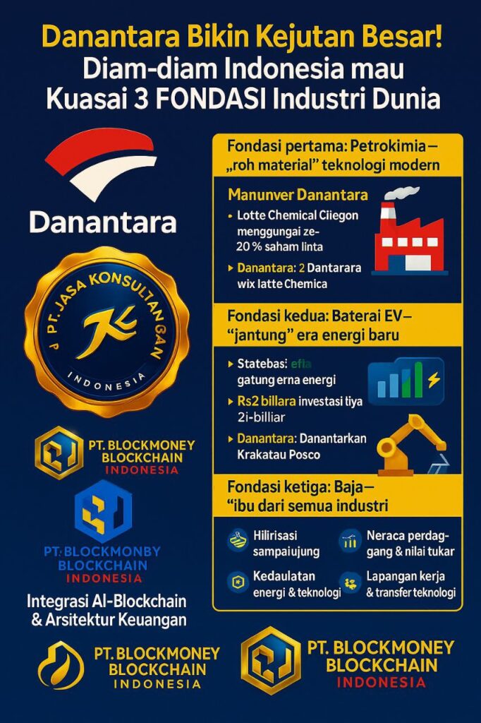 Danantara Bikin Kejutan Besar Diam-diam Indonesia mau Kuasai 3 FONDASI Industri Dunia By PT Jasa Konsultan Keuangan
