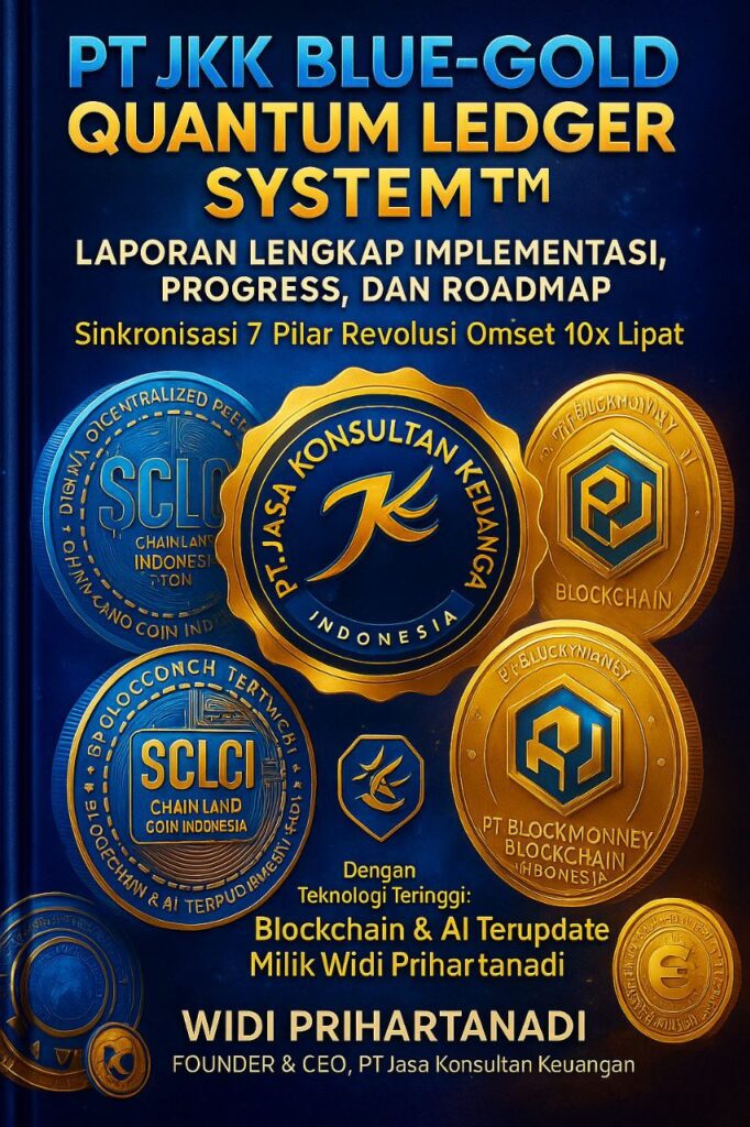 PT JKK BLUE-GOLD QUANTUM LEDGER SYSTEM™ LAPORAN LENGKAP IMPLEMENTASI, PROGRESS, DAN ROADMAP BY PT JASA KONSULTAN KEUANGAN