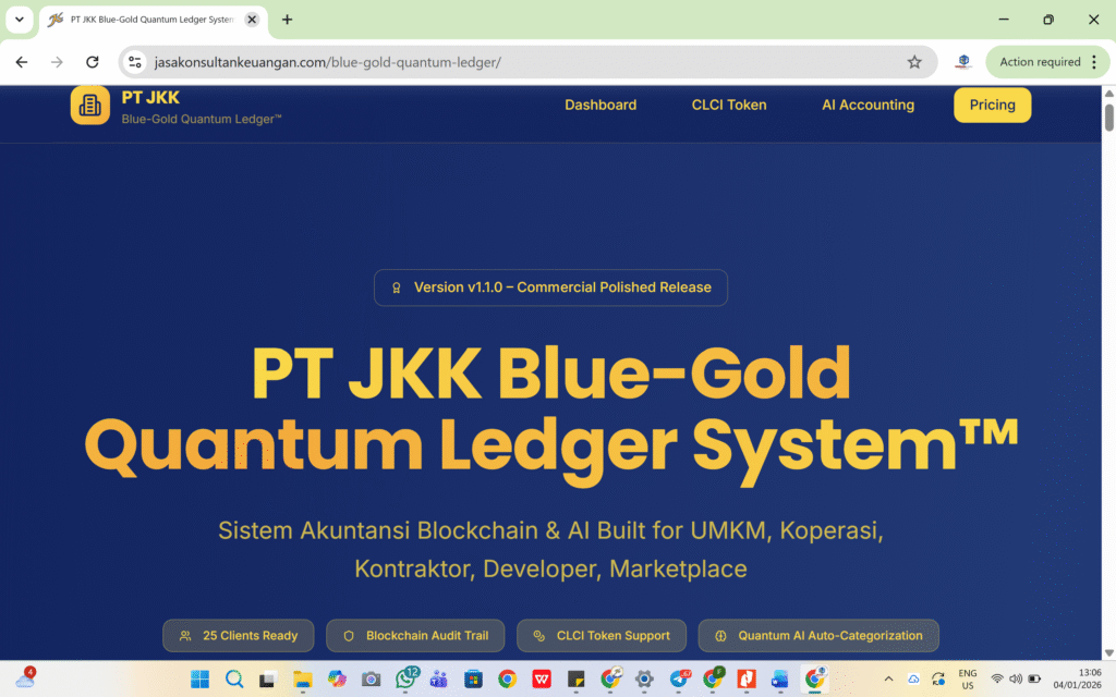 KOMPLETE MULTI TECHNOLOGY AI & BLOCKCHAIN FINANCIAL SYSTEM  SINGLE COMMAND FOR MANUS AI  EXECUTE FULL DEPLOYMENT BY JASA KONSULTAN KEUANGAN