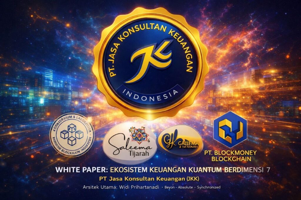 WHITE PAPER: EKOSISTEM KEUANGAN KUANTUM BERDIMENSI 7 By PT JASA KONSULTAN KEUANGAN (JKK) Arsitek Utama: Widi Prihartanadi Status Sistem: Φ/10 (Beyond Absolute – Synchronized)