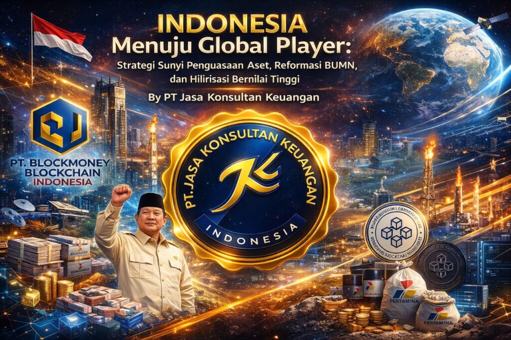 Indonesia Menuju Global Player: Strategi Sunyi Penguasaan Aset, Reformasi BUMN, dan Hilirisasi Bernilai Tinggi By PT Jasa Konsultan Keuangan