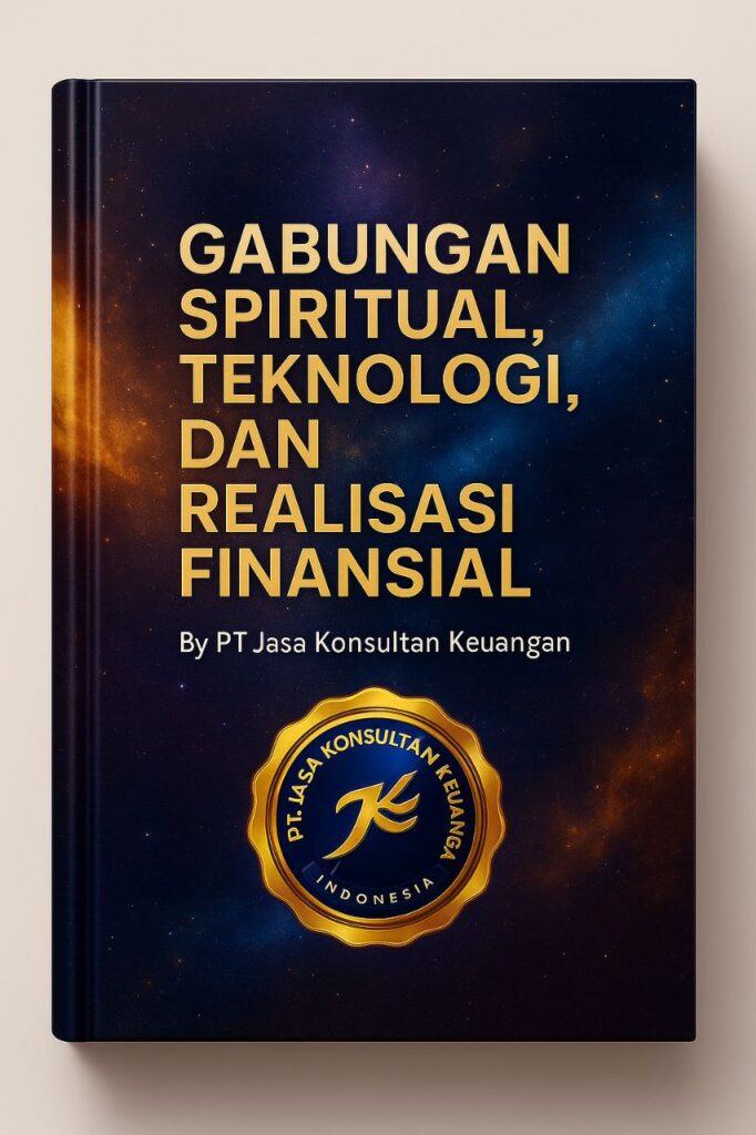 Kerangka Buku dengan judul “GABUNGAN SPIRITUAL, TEKNOLOGI, DAN REALISASI FINANSIAL” Oleh: PT Jasa Konsultan Keuangan (PT JKK) Sesuai rekomendasi multi teknologi tertinggi Blockchain & AI terupdate By PT Jasa Konsultan Keuangan