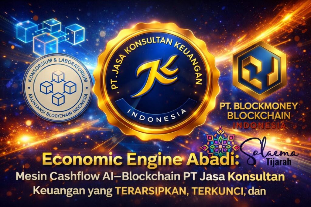 EKONOMI ENGINE ABADI: MESIN CASHFLOW AI-BLOCKCHAIN PT JASA KONSULTAN KEUANGAN YANG TERARSIPKAN, TERKUNCI & TIDAK TERGANGGU BY PT JASA KONSULTAN KEUANGAN