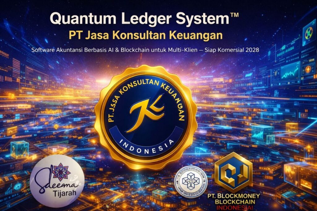 Quantum Ledger System™ PT Jasa Konsultan Keuangan Software Akuntansi Berbasis AI & Blockchain untuk Multi-Klien — Siap Komersial 2028