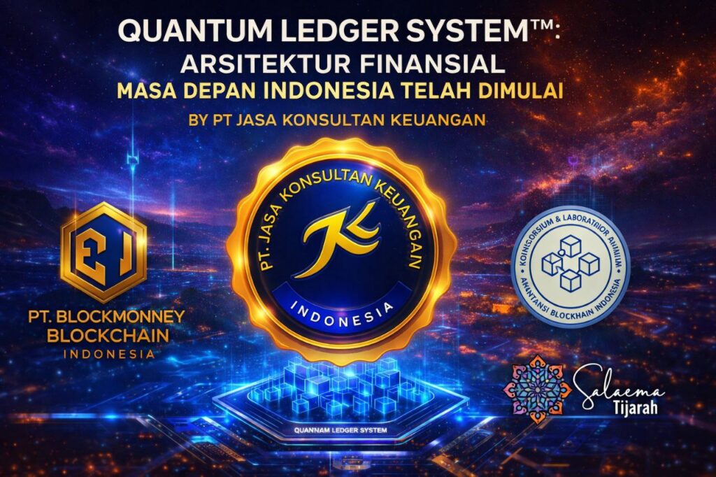QUANTUM LEDGER SYSTEM™ ARSITEKTUR FINANSIAL MASA DEPAN INDONESIA TELAH DIMULAI BY PT JASA KONSULTAN KEUANGAN