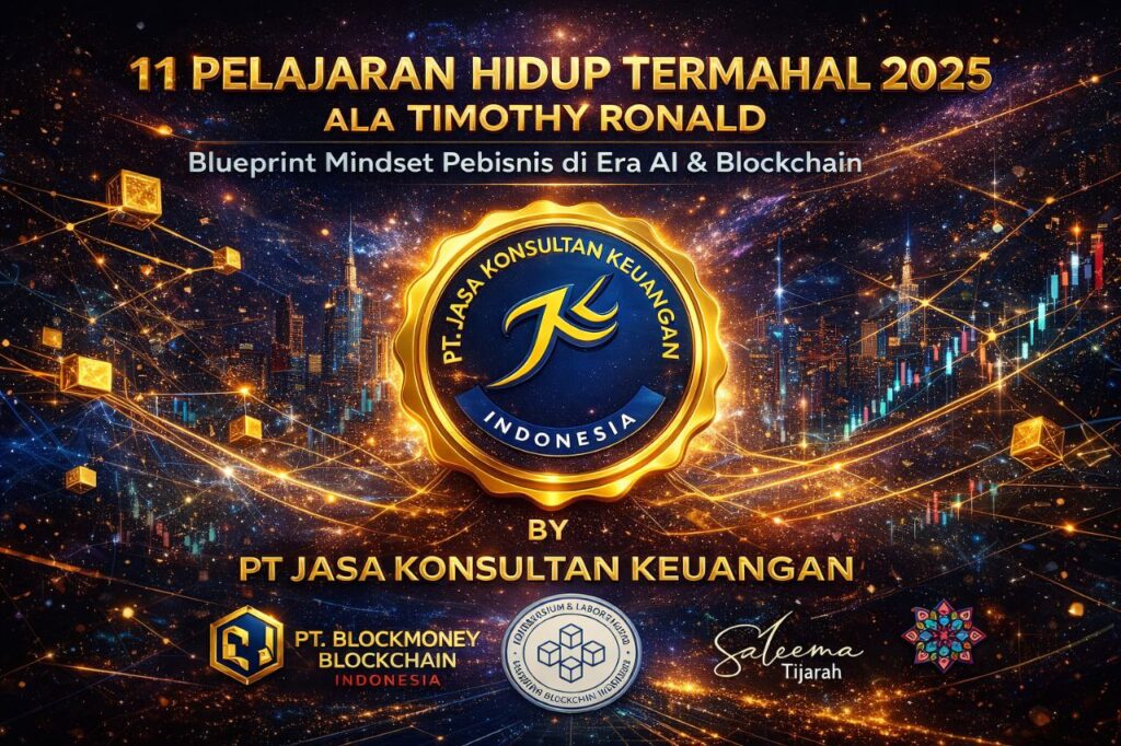 11 Pelajaran Hidup Termahal 2025 ala Timothy Ronald Blueprint Mindset Pebisnis di Era AI & Blockchain Oleh: PT Jasa Konsultan Keuangan
