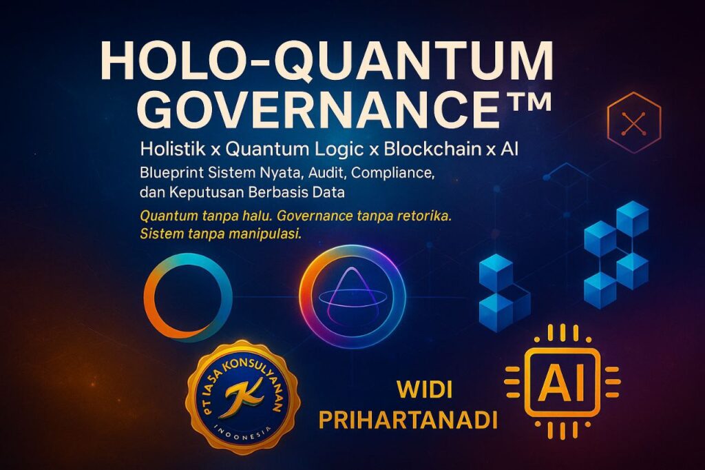 DRAFT KERANGKA BUKU HOLO–QUANTUM GOVERNANCE™ BY WIDI PRIHARTANADI