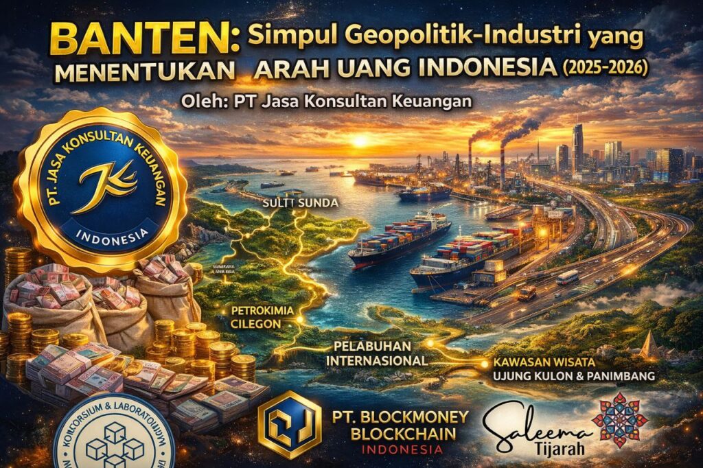 BANTEN: SIMPUL GEOPOLITIK–INDUSTRI YANG MENENTUKAN ARAH UANG INDONESIA (2025–2026) OLEH: PT JASA KONSULTAN KEUANGAN