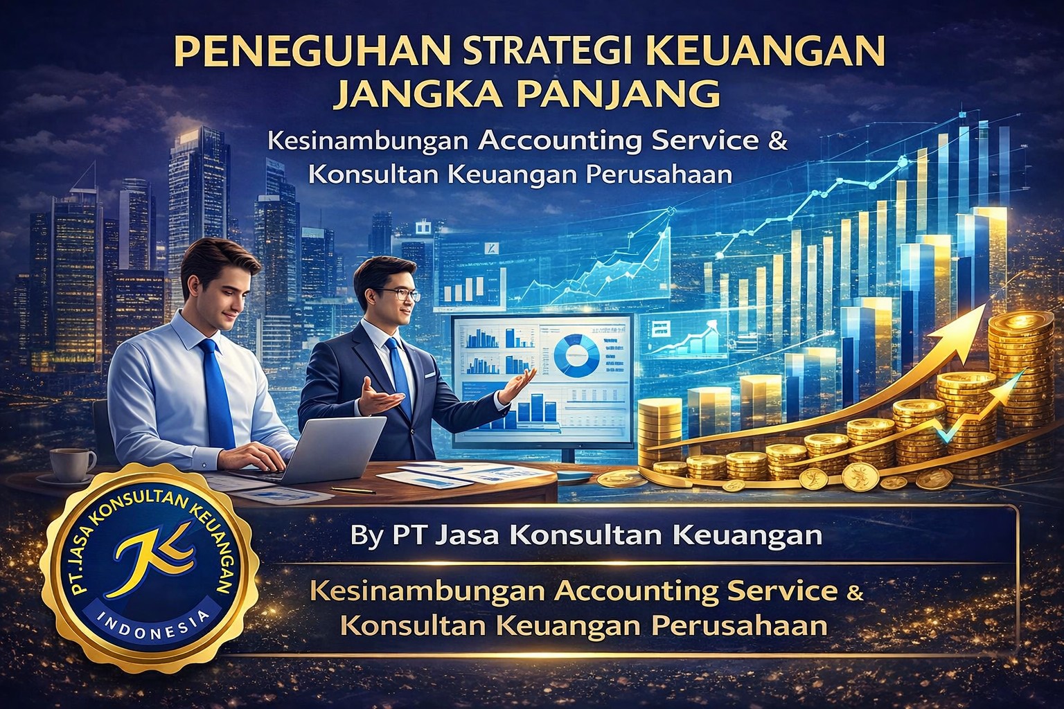 PENEGUHAN STRATEGI KEUANGAN JANGKA PANJANG KESINAMBUNGAN ACCOUNTING SERVICE & KONSULTAN KEUANGAN PERUSAHAAN BY PT JASA KONSULTAN KEUANGAN
