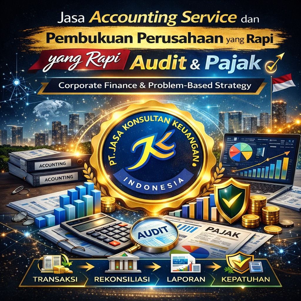 JASA ACCOUNTING SERVICE DAN PEMBUKUAN PERUSAHAAN YANG RAPI, SEBAGAI DASAR AUDIT DAN PAJAK CORPORATE FINANCE & PROBLEM-BASED STRATEGY BY PT JASA KONSULTAN KEUANGAN
