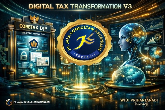 TRANSFORMASI PAJAK DIGITAL V3: SINERGI CORETAX DJP, BLOCKCHAIN, DAN AI UNTUK KEPATUHAN PERUSAHAAN PT JASA KONSULTAN KEUANGAN – MEMPERSEMBAHKAN WAWASAN STRATEGIS UNTUK ERA PAJAK TERINTEGRASI