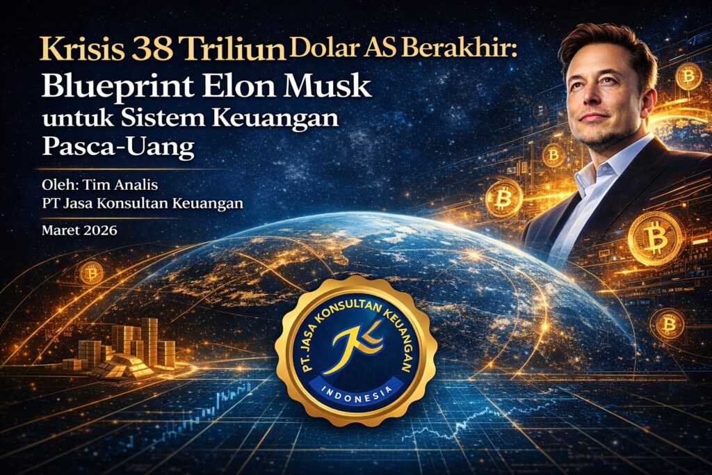 KRISIS 38 TRILIUN DOLAR AS BERAKHIR: BLUEPRINT ELON MUSK UNTUK SISTEM KEUANGAN PASCA-UANG  OLEH: TIM ANALIS PT JASA KONSULTAN KEUANGAN MARET 2026