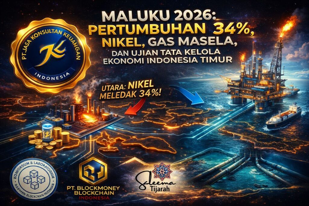 MALUKU 2026: PERTUMBUHAN 34%, NIKEL, GAS MASELA, DAN UJIAN TATA KELOLA EKONOMI INDONESIA TIMUR ANALISIS FINANSIAL STRATEGIS BERBASIS DATA, RANTAI NILAI, DAN ARSITEKTUR KEPULAUAN PT JASA KONSULTAN KEUANGAN