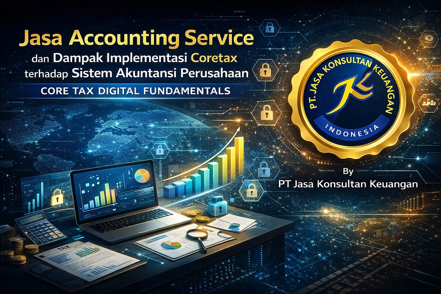 JASA ACCOUNTING SERVICE DAN DAMPAK IMPLEMENTASI CORETAX TERHADAP SISTEM AKUNTANSI PERUSAHAAN CORE TAX DIGITAL FUNDAMENTALS BY PT JASA KONSULTAN KEUANGAN