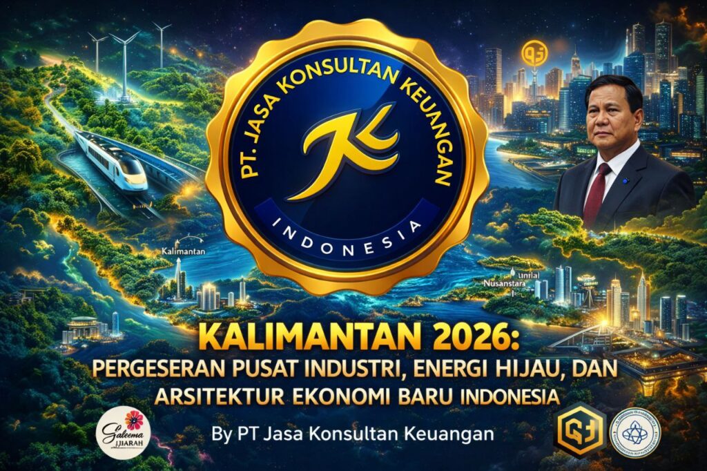 KALIMANTAN 2026: PERGESERAN PUSAT INDUSTRI, ENERGI HIJAU, DAN ARSITEKTUR EKONOMI BARU INDONESIA BY PT JASA KONSULTAN KEUANGAN