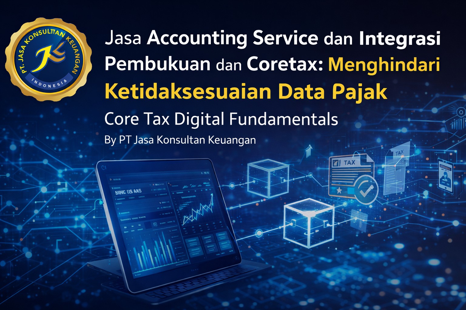 JASA ACCOUNTING SERVICE DAN INTEGRASI PEMBUKUAN DAN CORETAX: MENGHINDARI KETIDAKSESUAIAN DATA PAJAK CORE TAX DIGITAL FUNDAMENTALS BY PT JASA KONSULTAN KEUANGAN