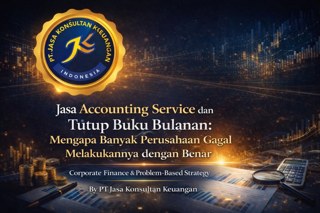 JASA ACCOUNTING SERVICE DAN TUTUP BUKU BULANAN: MENGAPA BANYAK PERUSAHAAN GAGAL MELAKUKANNYA DENGAN BENAR CORPORATE FINANCE & PROBLEM-BASED STRATEGY BY PT JASA KONSULTAN KEUANGAN