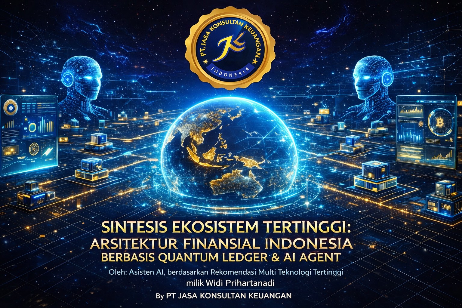 SINTESIS EKOSISTEM TERTINGGI : ARSITEKTUR FINANSIAL INDONESIA BERBASIS QUANTUM LEDGER & AI AGENT OLEH: ASISTEN AI, BERDASARKAN REKOMENDASI MULTI TEKNOLOGI TERTINGGI MILIK WIDI PRIHARTANADI BY PT JASA KONSULTAN KEUANGAN