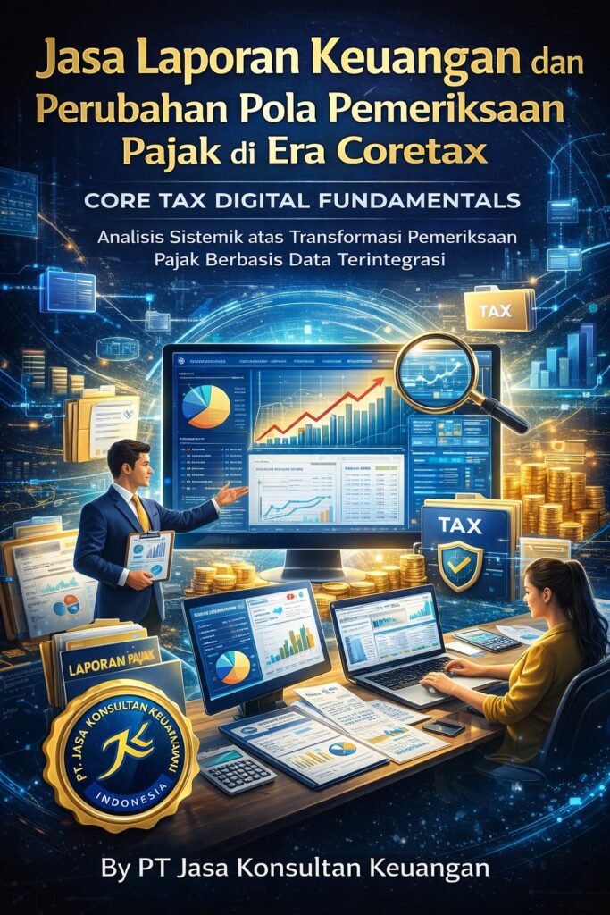 JASA LAPORAN KEUANGAN DAN PERUBAHAN POLA PEMERIKSAAN PAJAK DI ERA CORETAX CORE TAX DIGITAL FUNDAMENTALS ANALISIS SISTEMIK ATAS TRANSFORMASI PEMERIKSAAN PAJAK BERBASIS DATA TERINTEGRASI BY PT JASA KONSULTAN KEUANGAN