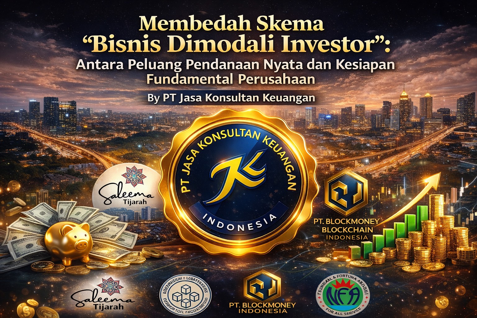 MEMBEDAH SKEMA “BISNIS DIMODALI INVESTOR”: ANTARA PELUANG PENDANAAN NYATA DAN KESIAPAN FUNDAMENTAL PERUSAHAAN BY PT JASA KONSULTAN KEUANGAN