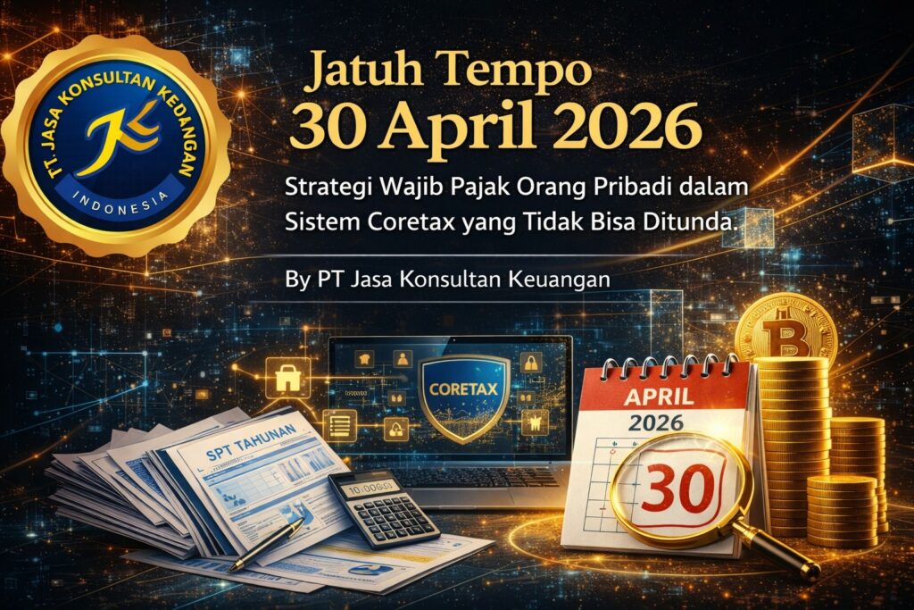 JATUH TEMPO 30 APRIL 2026: STRATEGI WAJIB PAJAK ORANG PRIBADI DALAM SISTEM CORETAX YANG TIDAK BISA DITUNDA BY PT JASA KONSULTAN KEUANGAN