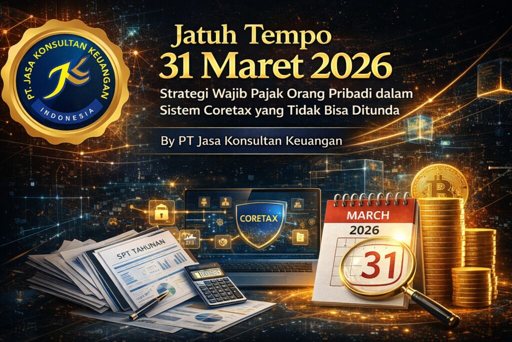 JATUH TEMPO 31 MARET 2026: STRATEGI WAJIB PAJAK ORANG PRIBADI DALAM SISTEM CORETAX YANG TIDAK BISA DITUNDA BY PT JASA KONSULTAN KEUANGAN
